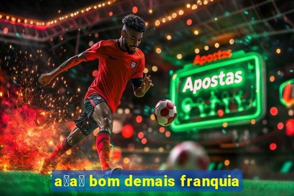 a莽a铆 bom demais franquia